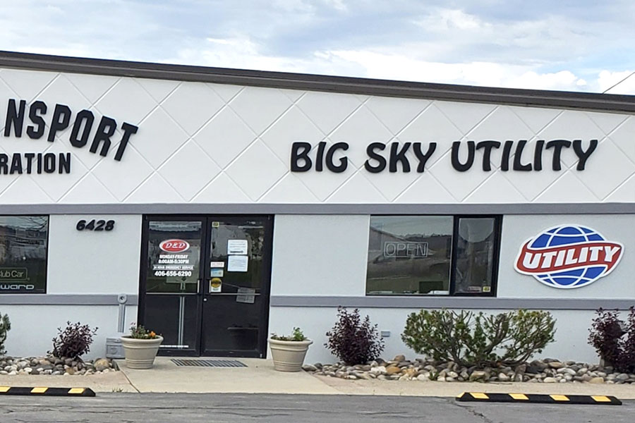 Big Sky Utility building
